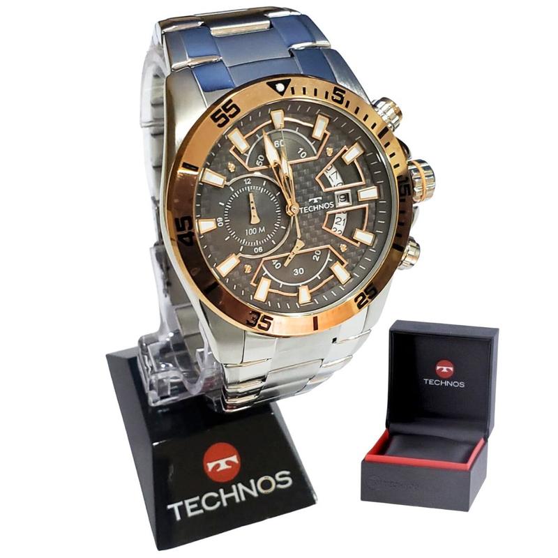 Relógio Technos Masculino Analógico TS Carbon OS10FK/1F - Relógio